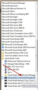 Visual Studio 2010 Tools